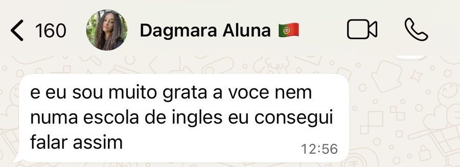 Depoimento aluno